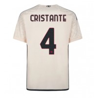 Camisa de time de futebol AS Roma Bryan Cristante #4 Replicas 2º Equipamento 2023-24 Manga Curta